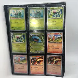 Pokemon TCG Scarlet & Violet 151 Binder W/ Partial Master Set 265 Cards No Dupes - Image 2