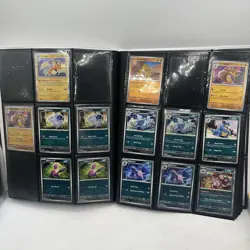 Pokemon TCG Scarlet & Violet 151 Binder W/ Partial Master Set 265 Cards No Dupes - Image 5