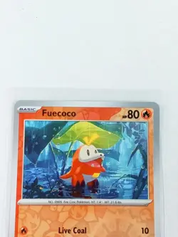 Fuecoco 23/182 Paradox Rift Reverse Holo Pokemon Card 2023 - Image 2