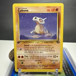 Pokemon Card Cubone 50/64 Jungle 1st Edition - Image 1