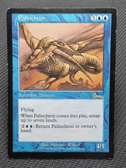 MTG Palinchron- DAMAGED -Urza's Legacy Magic the Gathering Card # 38 - Image 1