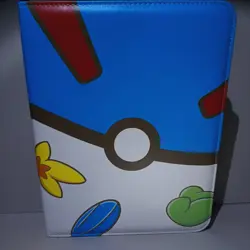 TCGAMES Pokemon Card Binder 9 Pocket 40 Page 3 Ring Card Album - Image 1
