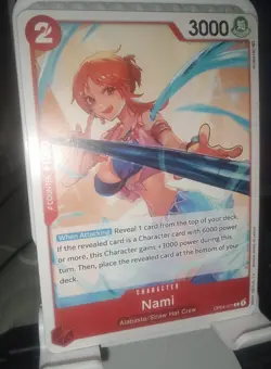 OP04-011 C Nami Kingdoms of Intrigue One Piece Card English OP-04 Reg Character - Image 1
