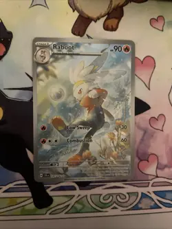 Pokemon TCG Raboot Stellar Crown Holo Card 147/142 Sv07 - Image 1