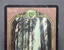 MTG Forest- DAMAGED -Unglued Magic the Gathering Card # 88 - Image 3