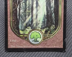MTG Forest- DAMAGED -Unglued Magic the Gathering Card # 88 - Image 4