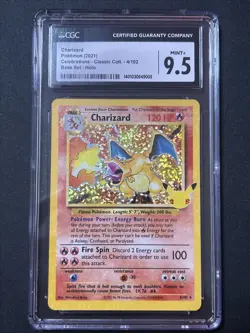 Charizard 4/102 Celebrations: Classic Collection Pokemon Card CGC 9.5 - Image 1
