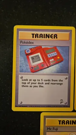 5 Pokemon Trainer WOTC Base Set, Base Set 2, Fossil Card Lot - HP/DMG - Image 2