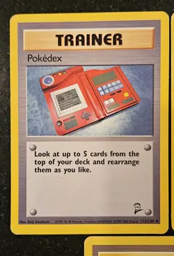 5 Pokemon Trainer WOTC Base Set, Base Set 2, Fossil Card Lot - HP/DMG - Image 4