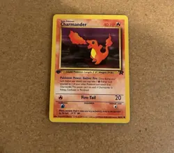 Charmander 1st Edition Pokemon Card Lot Vintage WOTC Mp - Image 1