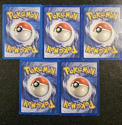 5 Pokemon Trainer WOTC Base Set, Team Rocket, Fossil Card Lot - HP/DMG - Image 3