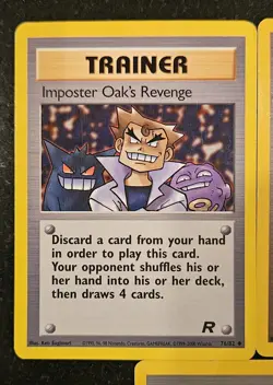 5 Pokemon Trainer WOTC Base Set, Team Rocket, Fossil Card Lot - HP/DMG - Image 4