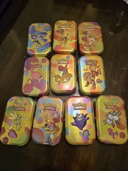 Pokemon 151 Complete SETS OF: Tin Art / Coins / Art Card. NO PACKS - Image 1