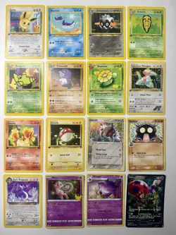 Pokemon 16 Card Lot - 1st Editions - Vintage - LP + - Image 1