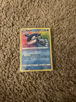 Pokemon TCG Kyogre Amazing Rare Card 021/072 Shining Fates - Image 1