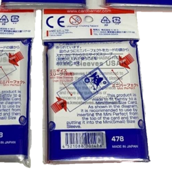 KMC Card Sleeves Barrier Series Mini Perfect Clear Lot 5 500 Trade Protect NEW - Image 4