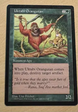 MTG Uktabi Orangutan Card, Visions - Image 1