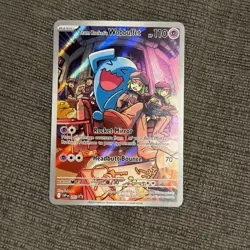 Pokemon TCG Team Rockets Wobbuffet SVP 203 Black Star Promo Card - Image 1