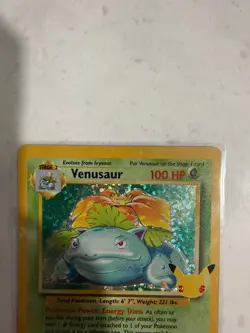 Pokemon Venusaur Holo Trading Card Vintage Collectible 25 Anniversary 1995-1998 - Image 2