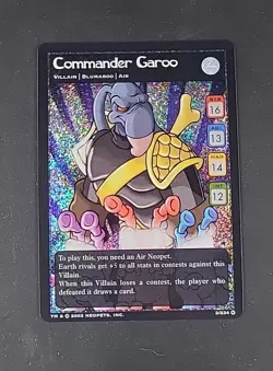Neopets TCG Card: Base Set- Commander Garoo Holo Foil 2/234 Pack Fresh Condition - Image 1