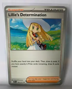 Lillie's Determination 192/217 Common Card - Ascended Heroes Set - Pack Fresh - Image 1