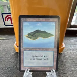 Magic: The Gathering Beta Island Land Card Illustrated by Mark Poole - Image 1