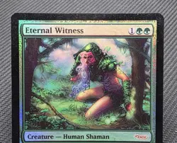 MTG FOIL Eternal Witness- Signed -FNM Promo Magic the Gathering Card # 003 - Image 3