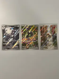Lot of 3 Mega Evolution Pokemon Cards IR: Steelix Litleo Shroodle NM - Image 1
