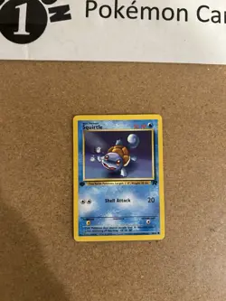 Squirtle 1st Edition Pokemon Card Lot Vintage WOTC Mp - Image 1