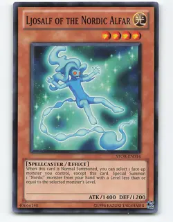 Ljosalf of the Nordic Alfar #STOR-EN014 Yugioh Card - Image 1