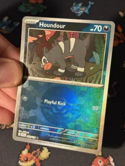 Pokemon Cards Houndour 062/131 Pokeball Reverse Holo Prismatic Evolutions- (NM) - Image 2