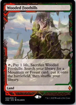 Wooded Foothills M Zendikar Rising Expeditions 4 NM - Image 1