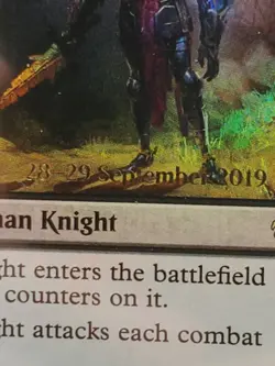 MTG - Oathsworn Knight | FOIL | Throne of Eldraine | PRERELEASE - NM - Image 2
