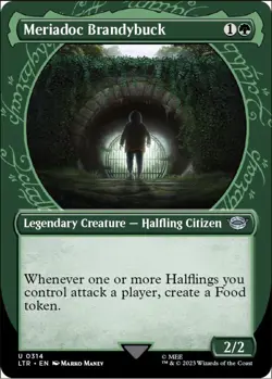 MTG Meriadoc Brandybuck Lord of the Rings Uncommon Legendary Creature NM - Image 2