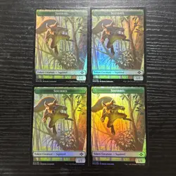MTG *4x Squirrel | Assorted double Sided foil Token*(NM) Magic the Gathering - Image 1