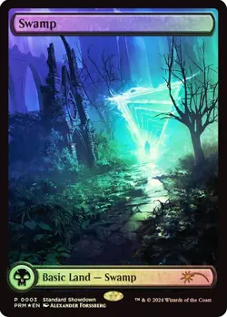MTG 1 Standard Showdown Promo Pack, sealed & 1 Swamp Foil Standard Showdown PRM - Image 2