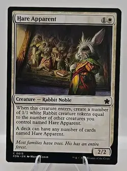 Hare Apparent MTG Foundations Regular - Image 1