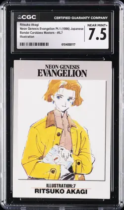 1996 NEON GENESIS EVANGELION PT.1 JPN BANDAI C.M. #IL7 RITSUKO AKAGI CGC 7.5 - Image 1