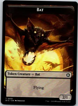 Magic the Gathering Bat Token The Big Score MTG Free Shipping! - Image 1