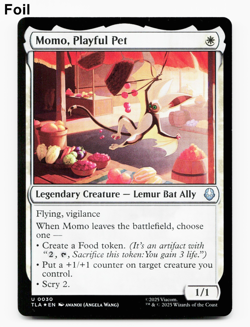 Momo, Playful Pet (FOIL) - [Avatar: The Last Airbender] MTG Magic ⚪ - Image 1