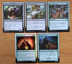 Set of 10 Different Squirrel Creatures & Spells *NM* Magic MTG Unstable Earl of - Image 2