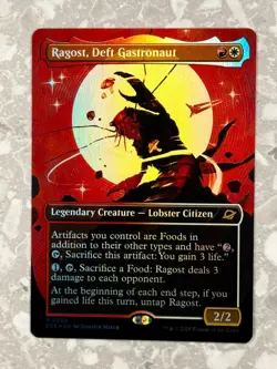 Ragost, Deft Gastronaut (Borderless) 300 FOIL R MTG Edge of Eternities NM X1 - Image 1