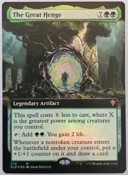 MTG Magic The Gathering: The Great Henge Extended | Throne of Eldraine Foil NM - Image 1