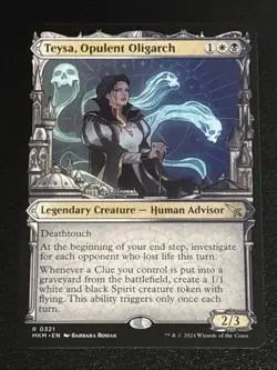 MTG Murders at Karlov Manor Teysa, Opulent Oligarch Showcase 0321 NM Rare - Image 1