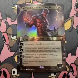 Tevesh Szat, Doom of Fools (Borderless) Commander Legends Foil - Image 2