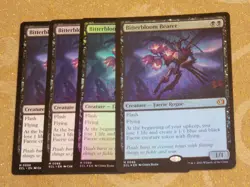 MTG Bitterbloom Bearer x4 Mythic Lorwyn Eclipsed FOIL x2 NM Low SH - Image 1