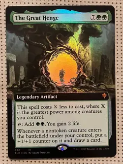 The Great Henge (Extended Art) Throne of Eldraine Foil - Image 1