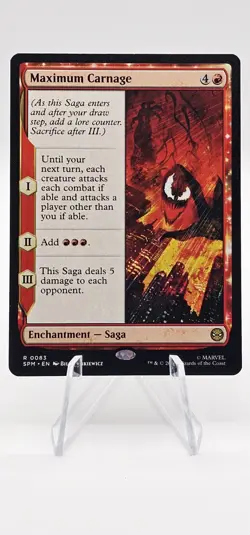Maximum Carnage (Foil) 0083 (R) MTG Marvel's Spider-Man (SPM) - Image 1