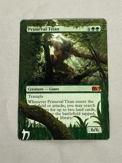 MTG Altered Primeval Titan Core Set 2011 Magic the Gathering - Image 1