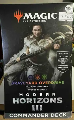 Magic The Gathering Sealed-Modern Horizons 3 Graveyard Overdrive Commander Deck - Image 1